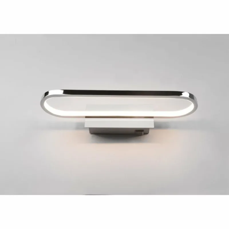 Luminaires Trio Applique murale Trio-Leuchten Gianni LED Chrome, 1 lumière* Éclairage Led