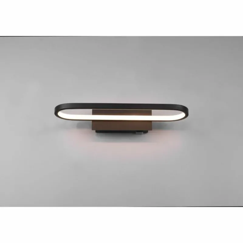 Luminaires Trio Applique murale Trio-Leuchten Gianni LED Noir, 1 lumière* Éclairage Led