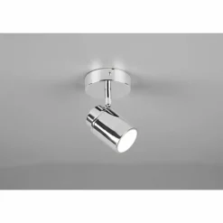 Luminaires Trio Applique murale Trio-Leuchten Angelo Chrome, 1 lumière* Spots Et Projecteurs