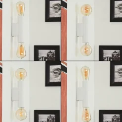 hofstein Applique murale Tulla Blanc, 2 lumières* Appliques