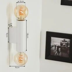 hofstein Applique murale Tulla Blanc, 2 lumières* Appliques