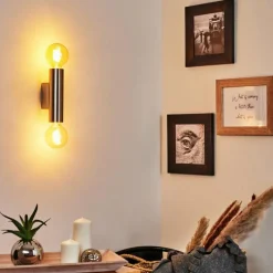 hofstein Applique murale Tulla Nickel mat, 2 lumières* Appliques