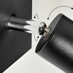 Lampes Vintages & Rétros-hofstein Applique murale Tulla Noir, 1 lumière