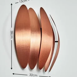 hofstein Applique murale Tulpio Cuivre, 2 lumières* Appliques