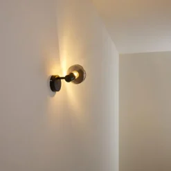 Suspension Verre Fumé-hofstein Applique murale Tyksov Noir, 1 lumière