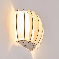 Lampes En Bois-hofstein Applique murale Valkom Blanc, 1 lumière