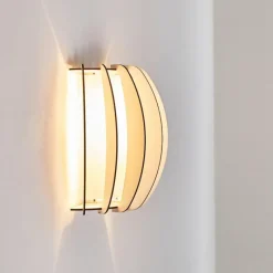 Lampes En Bois-hofstein Applique murale Valkom Blanc, 1 lumière