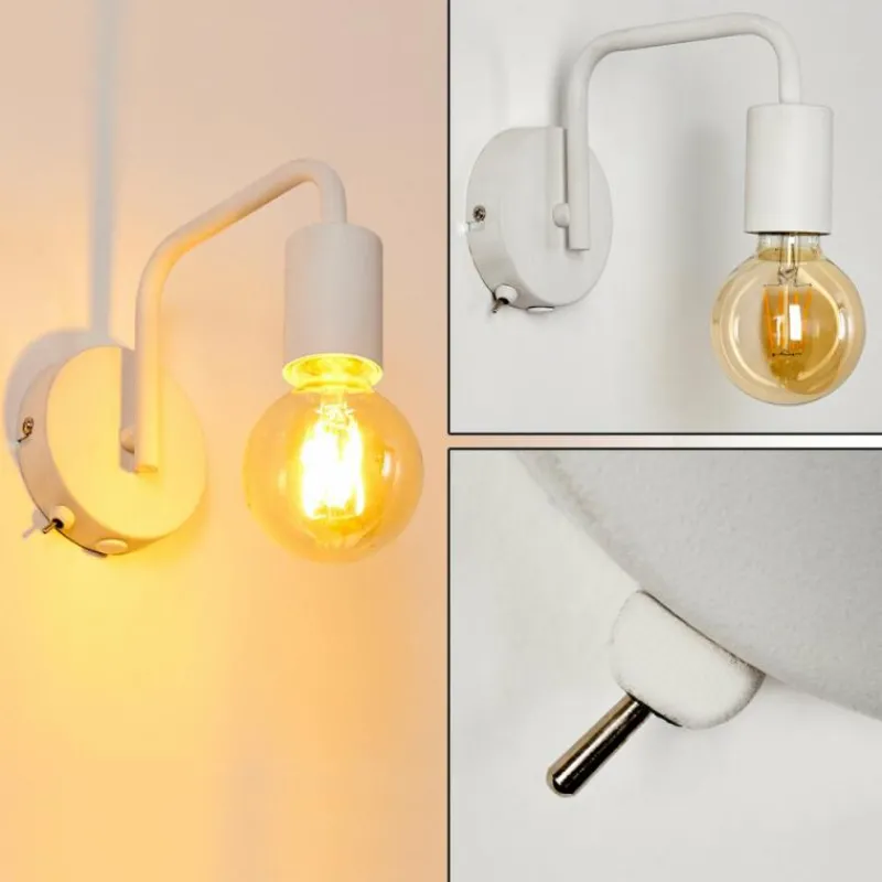 hofstein Applique murale Valocolla Blanc, 1 lumière* Appliques