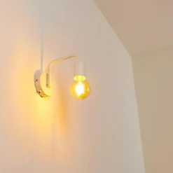 hofstein Applique murale Valocolla Blanc, 1 lumière* Appliques