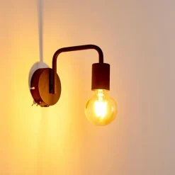 hofstein Applique murale Valocolla Noir, 1 lumière* Appliques