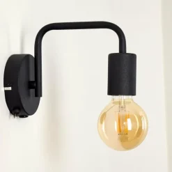 hofstein Applique murale Valocolla Noir, 1 lumière* Appliques