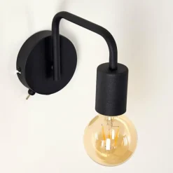 hofstein Applique murale Valocolla Noir, 1 lumière* Appliques