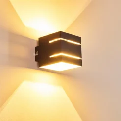 hofstein Applique murale Varco Noir, 1 lumière