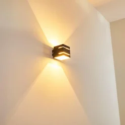 hofstein Applique murale Varco Noir, 1 lumière