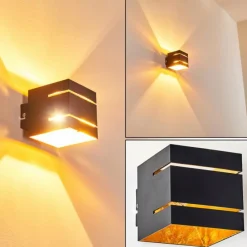 hofstein Applique murale Varco Noir, 1 lumière