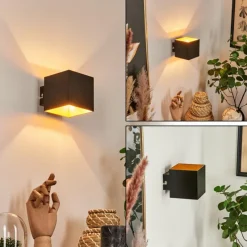 hofstein Applique murale Varco Noir, 1 lumière* Appliques