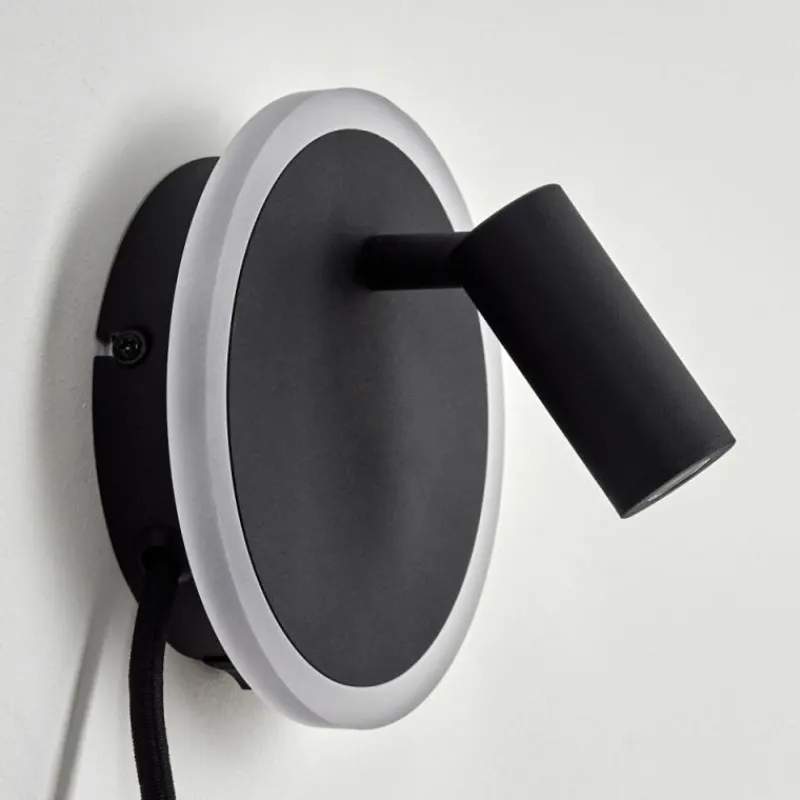 hofstein Applique murale Viata LED Noir, Blanc, 2 lumières