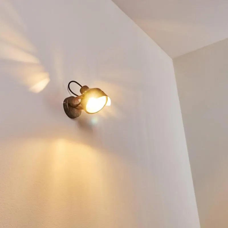 hofstein Applique murale Vintage Gnosca Rouille, 1 lumière* Appliques