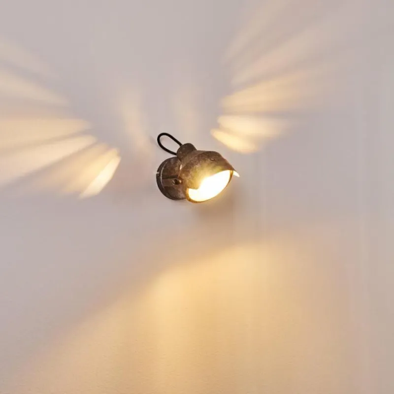 hofstein Applique murale Vintage Gnosca Rouille, 1 lumière* Appliques