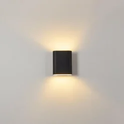 hofstein Applique murale Vion Noir, 2 lumières