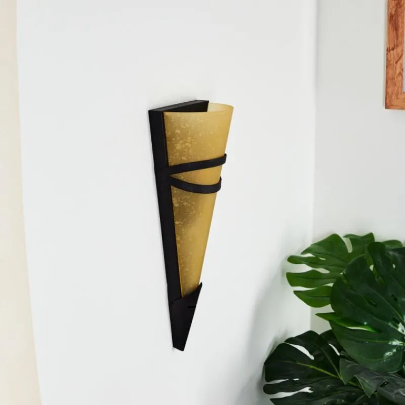 hofstein Applique murale Voume Rouille, Noir, 1 lumière