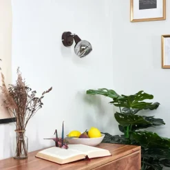 hofstein Applique murale Warga LED Bronze, 1 lumière