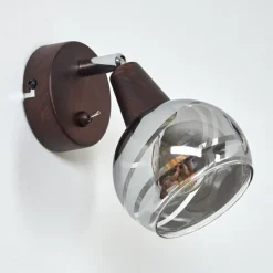 hofstein Applique murale Warga LED Bronze, 1 lumière