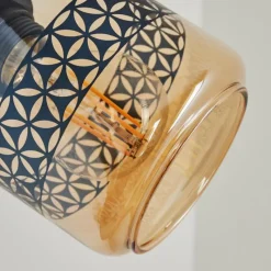 hofstein Applique murale Wigan Noir, 1 lumière