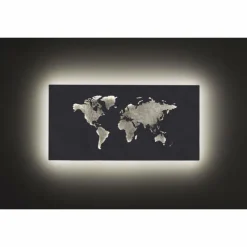Lampes Industrielles-Luminaires Wofi Applique murale Wofi LINDA LED Gris, Argenté, 1 lumière
