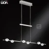 Luminaires Wofi Applique murale WOFI SLIGO LED Nickel mat, 12 lumières