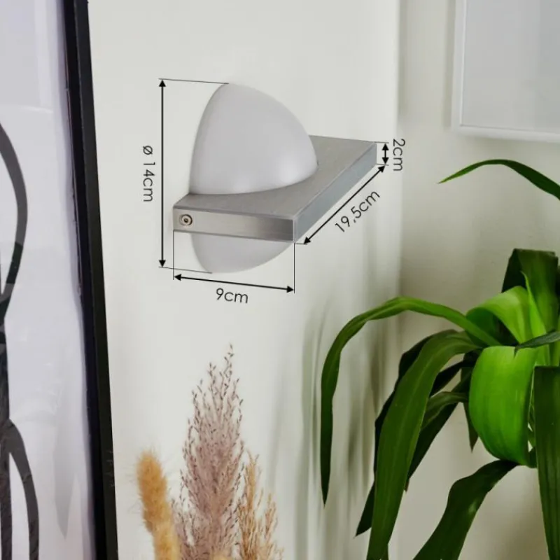 hofstein Applique murale Wroxton LED Aluminium, 1 lumière* Éclairage Led