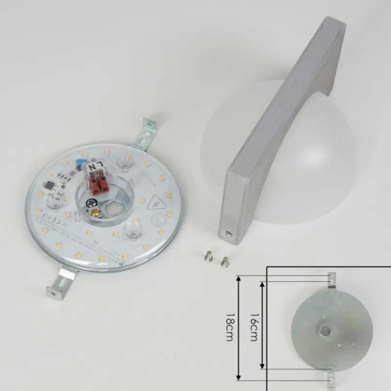 hofstein Applique murale Wroxton LED Aluminium, 1 lumière* Éclairage Led