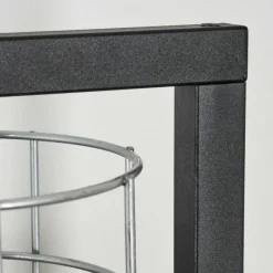 Lampes Industrielles-hofstein Applique murale Wynyard Noir, 1 lumière