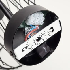 Lampes Vintages & Rétros-hofstein Applique murale Yalmhill Noir, 1 lumière