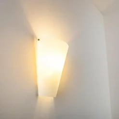 hofstein Applique murale Zera Aluminium, Blanc, 1 lumière