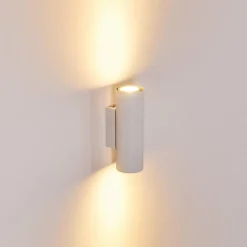 Luminaires Rustiques-hofstein Applique murale Zuoz Blanc, 2 lumières