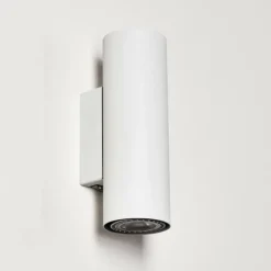 Luminaires Rustiques-hofstein Applique murale Zuoz Blanc, 2 lumières