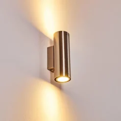 hofstein Applique murale Zuoz Nickel mat, 2 lumières