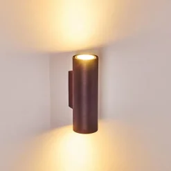 Luminaires Rustiques-hofstein Applique murale Zuoz Rouille, 2 lumières