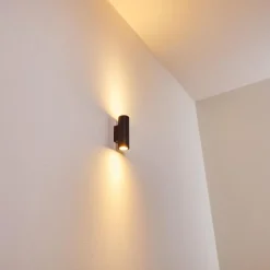 Luminaires Rustiques-hofstein Applique murale Zuoz Rouille, 2 lumières