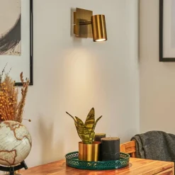 hofstein Applique murale Zuoz Vieux laiton, 1 lumière