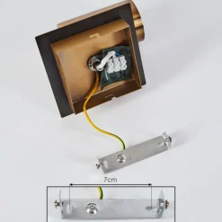 hofstein Applique murale Zuoz Vieux laiton, 1 lumière