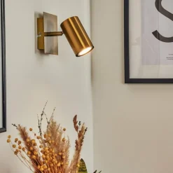 hofstein Applique murale Zuoz Vieux laiton, 1 lumière