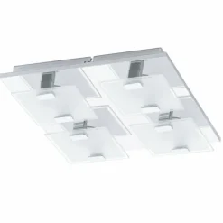 Luminaires Eglo Applique ou plafonnier Eglo VICARO LED Chrome, 4 lumières