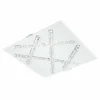 Luminaires Rustiques-Luminaires Eglo Applique ou plafonnier Eglo SORRENTA LED Aspect cristal, Blanc, 1 lumière
