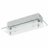 Luminaires Eglo Applique ou plafonnier Eglo FRES 2 LED Chrome, 2 lumières