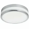 Luminaires Eglo Applique ou plafonnier Eglo PALERMO LED Chrome, 1 lumière