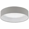 Lampes En Tissu-Luminaires Eglo Applique ou plafonnier Eglo PALOMARO LED Blanc, 1 lumière