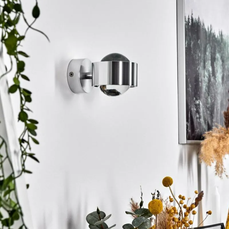 hofstein Applique Sapri Argenté, 1 lumière