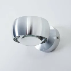 hofstein Applique Sapri Argenté, 1 lumière